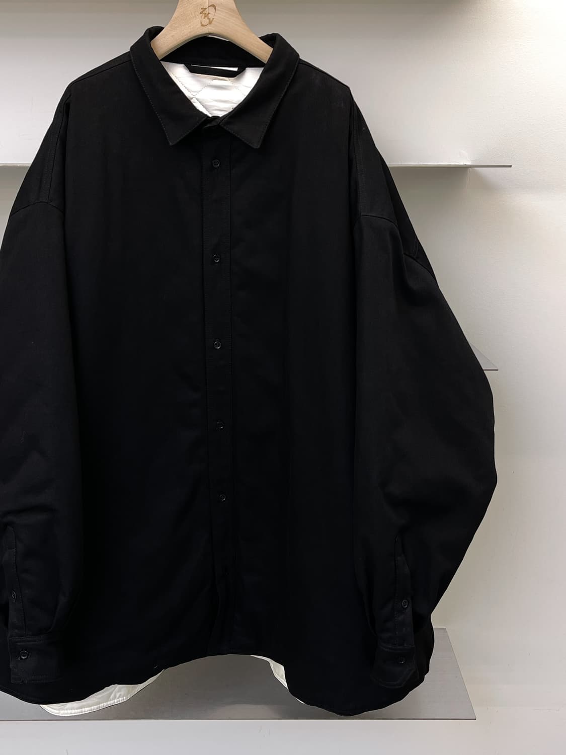 라프시몬스 17aw 오버사이즈 퀄티드 셔츠 상품이미지3