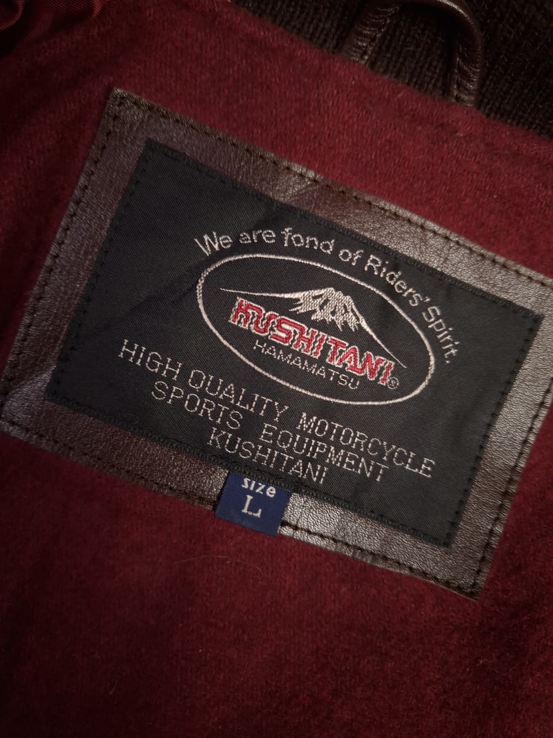 새제품급 오리지날 일본판 쿠시타니 리얼레더 바라쿠타 자켓 상품이미지3