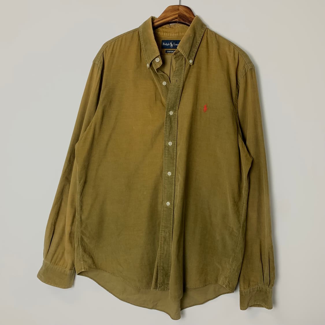 폴로 랄프로렌 브라운 코듀로이 옥스포드 셔츠 상품이미지2