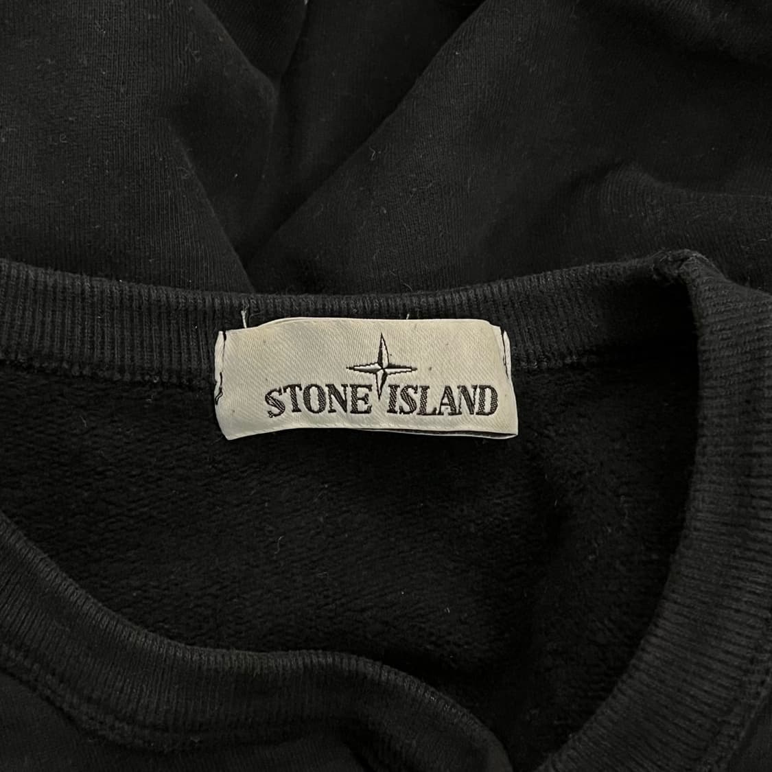 [정품/L] 스톤아일랜드 블랙 맨투맨 티셔츠 b16 상품이미지5