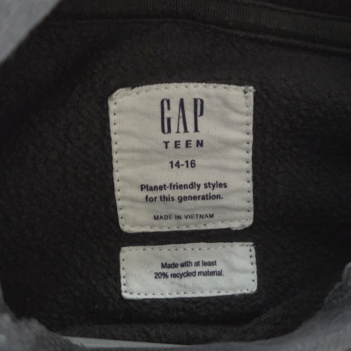 갭 보이즈 프린팅 후드티 14/16  상품이미지4