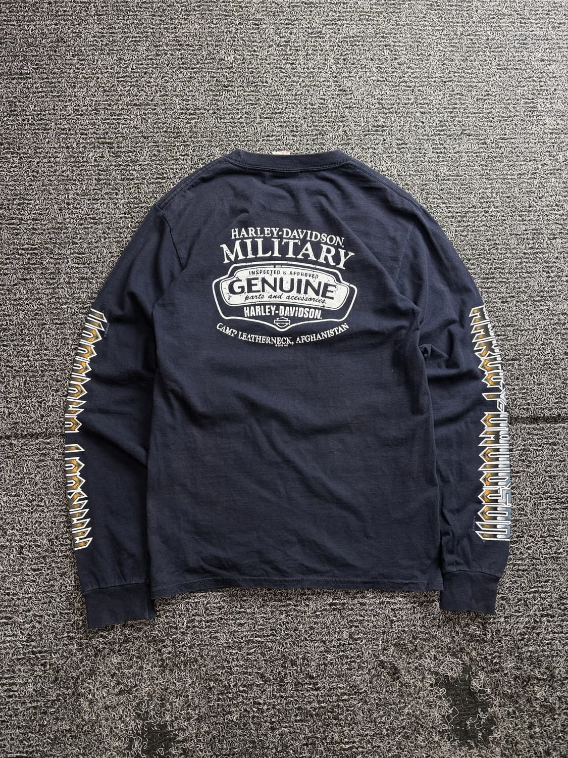 할리데이비슨 스컬 빅로고 사이드라인 롱슬리브 2967 상품이미지5