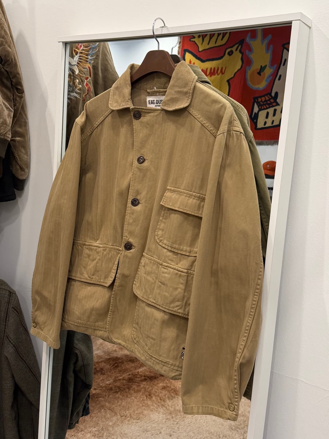 Eat Dust 빈티지 HBT 모호크 헌팅 자켓 (Portugal) 상품이미지1
