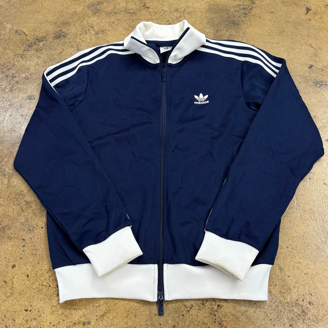 아디다스 네이비 화이트 클래식 투웨이 파이어버드 져지 트랙탑 상품이미지2