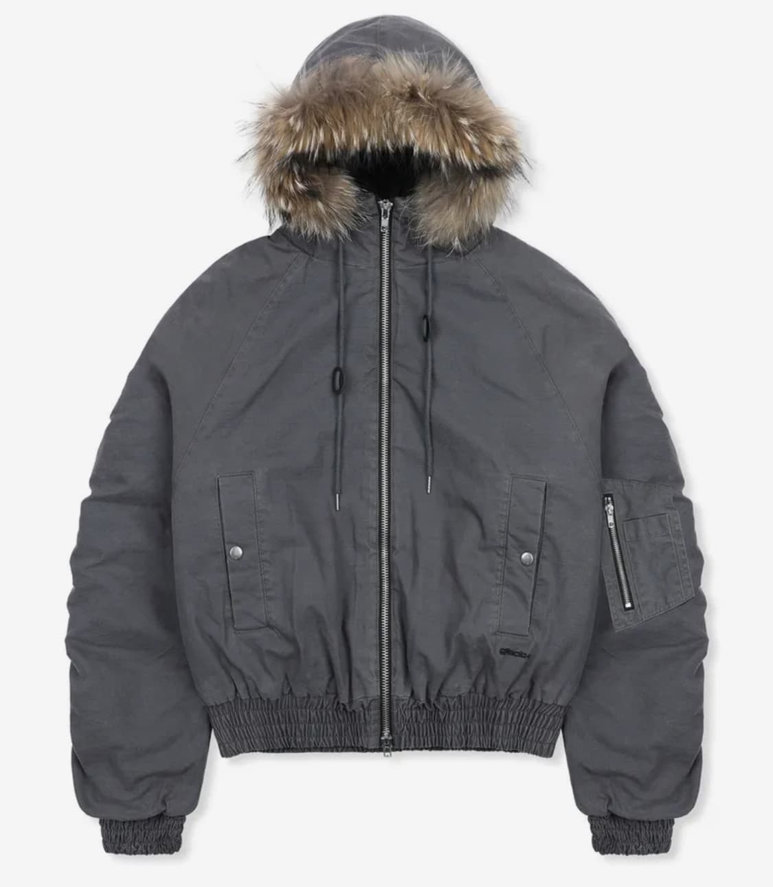 글랙 러스티 N2B 숏 파카 그레이 L 상품이미지1