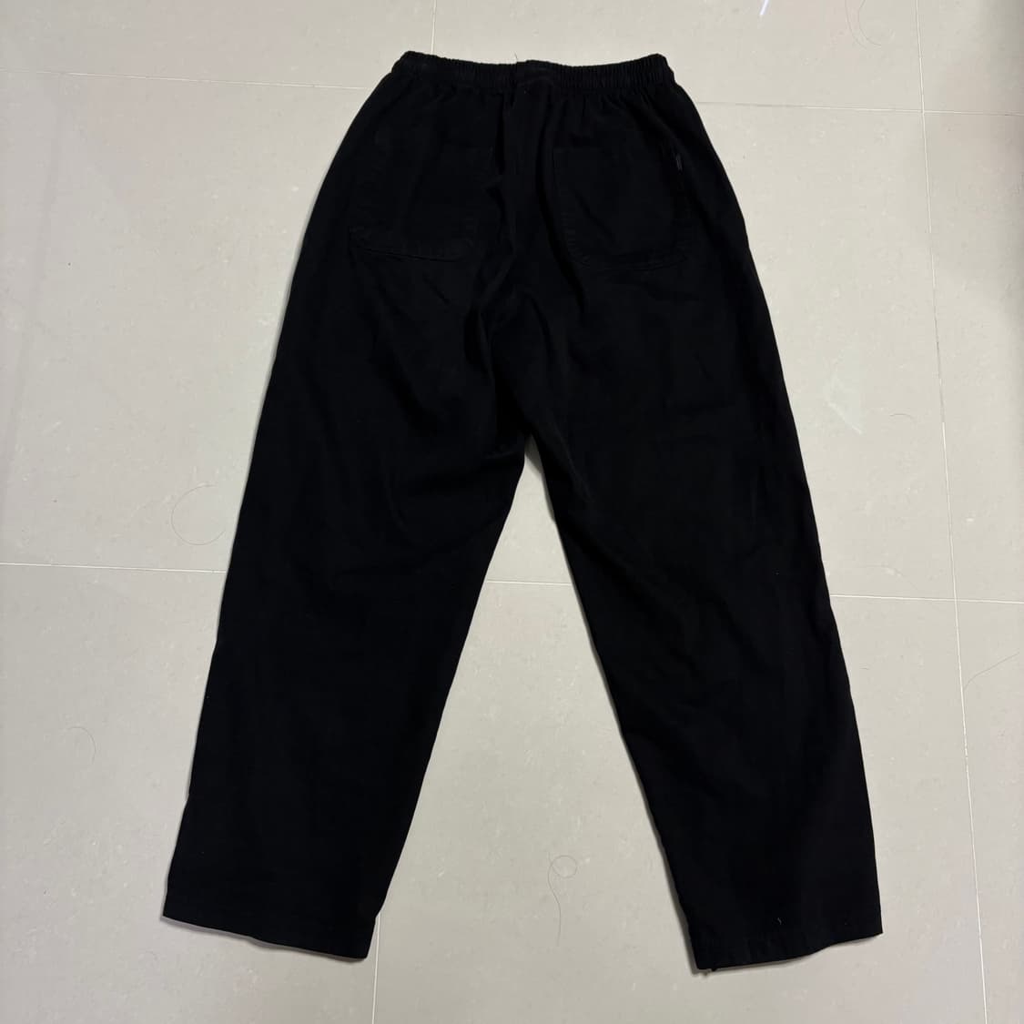 정품 위캔더스 로즈팬츠 장미 자수 블랙 밴딩 바지 상품이미지7