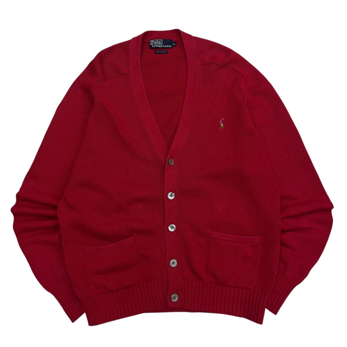 폴로 랄프로렌 옥스포드 레드 가디건 95 상품이미지2