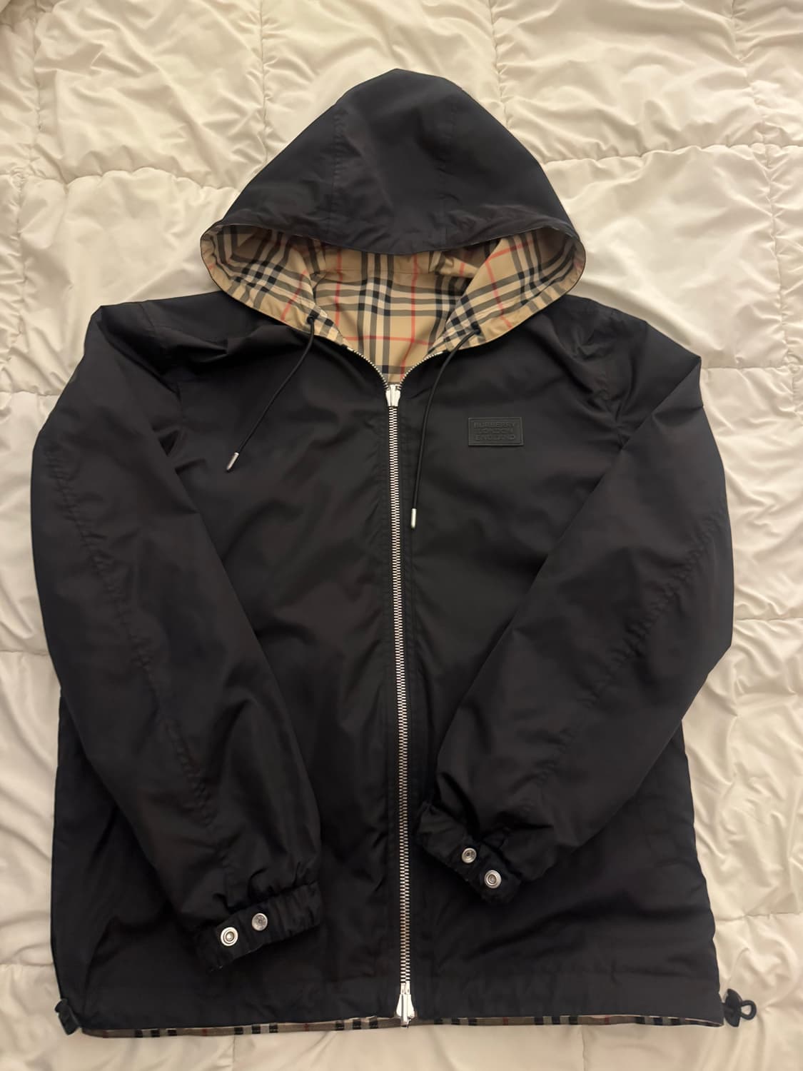 버버리 리버시블 채크재킷 상품이미지1