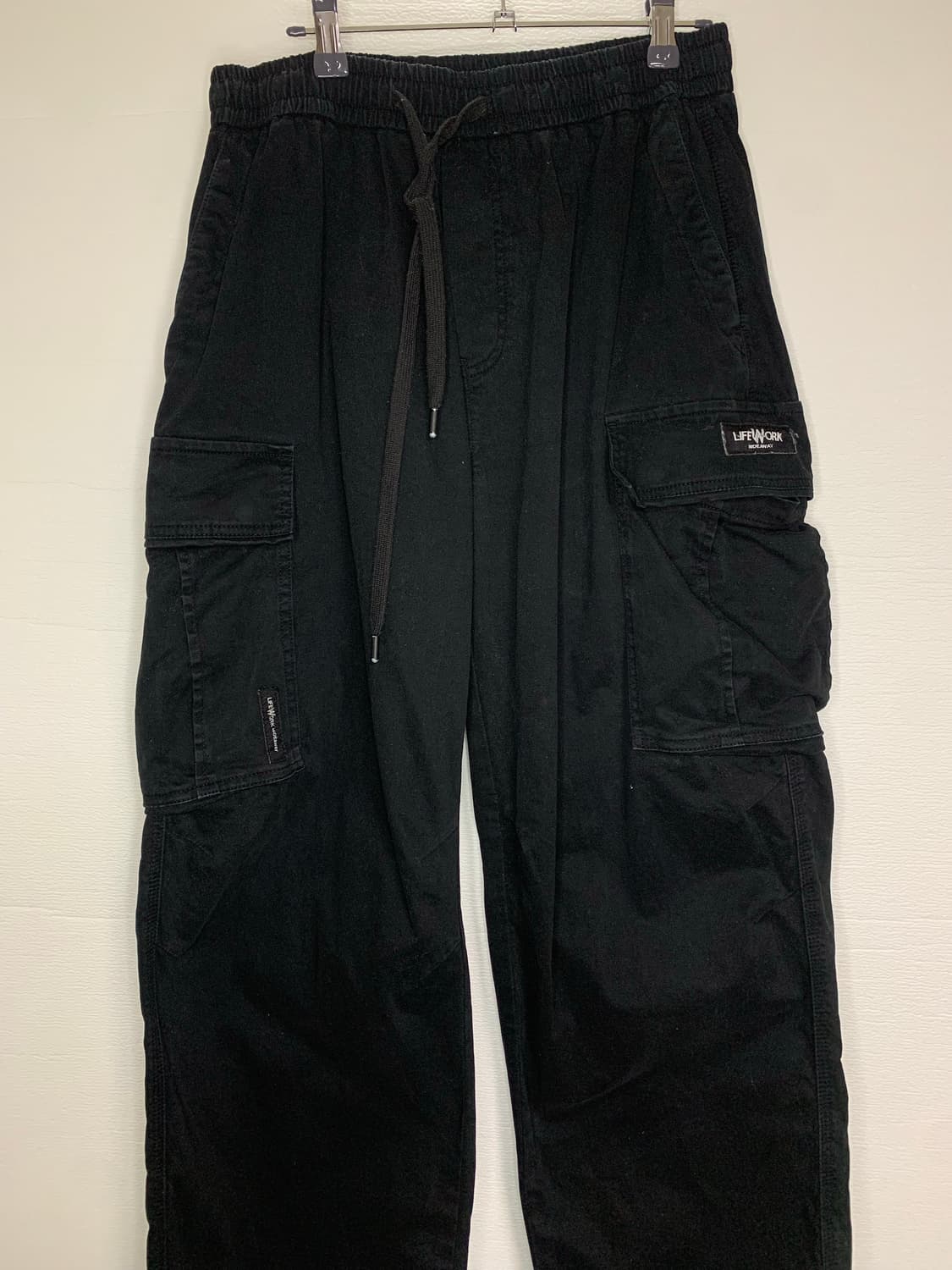 라이프워크 블랙 카고 조거팬 상품이미지3
