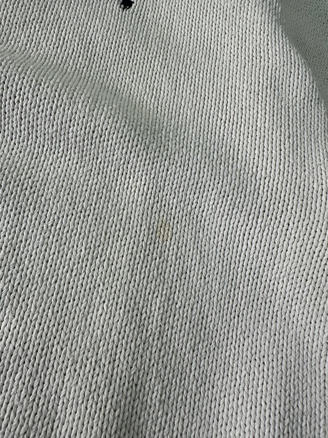 95 폴로랄프로렌 화이트 코튼 브이넥 니트 상품이미지4