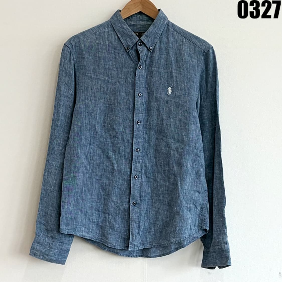 폴로 랄프로렌 코튼 버튼다운 셔츠 S 0327 상품이미지1
