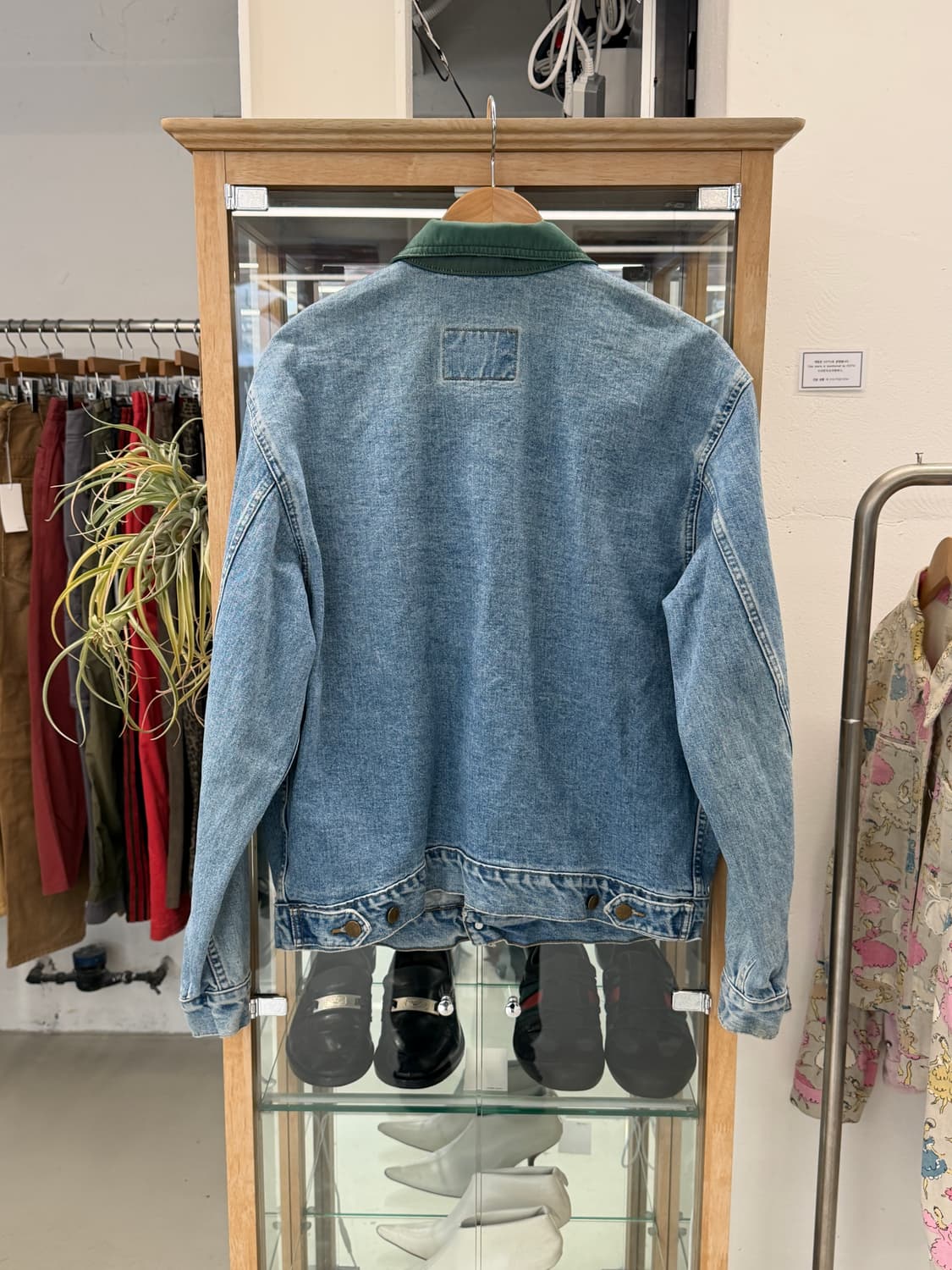 90s nylon collar trucker jacket  상품이미지8