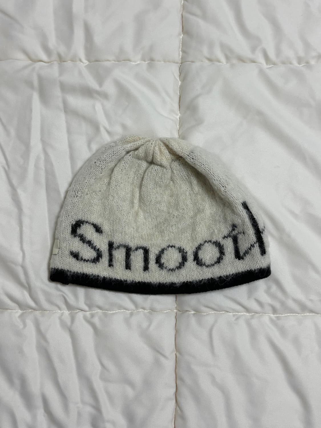 스무스무드 비니 Roomie Logo Knit Hat Cream 상품이미지2