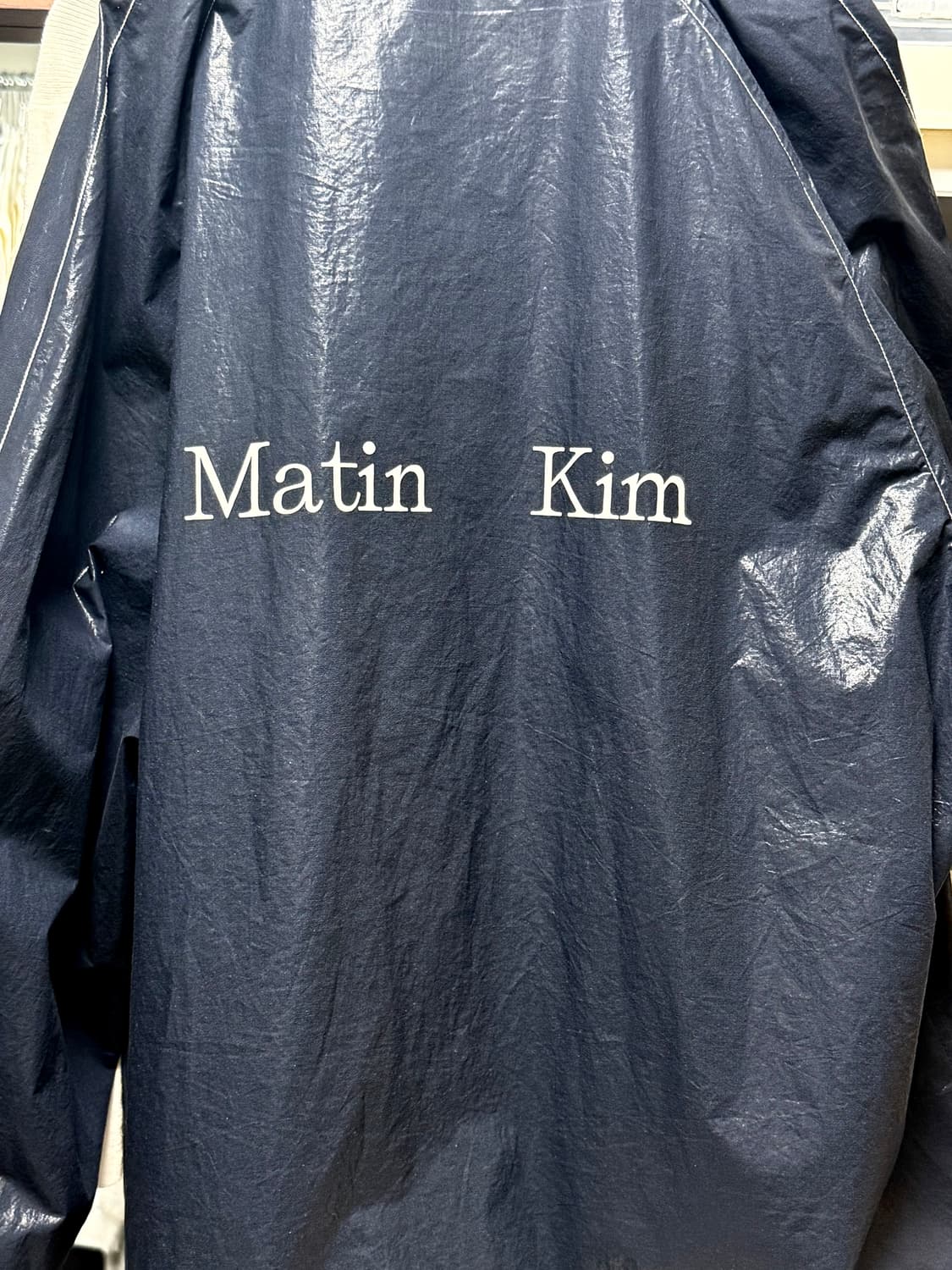 마뗑킴 바람막이 MATIN KIM LOGO COATING JUMPER 상품이미지8