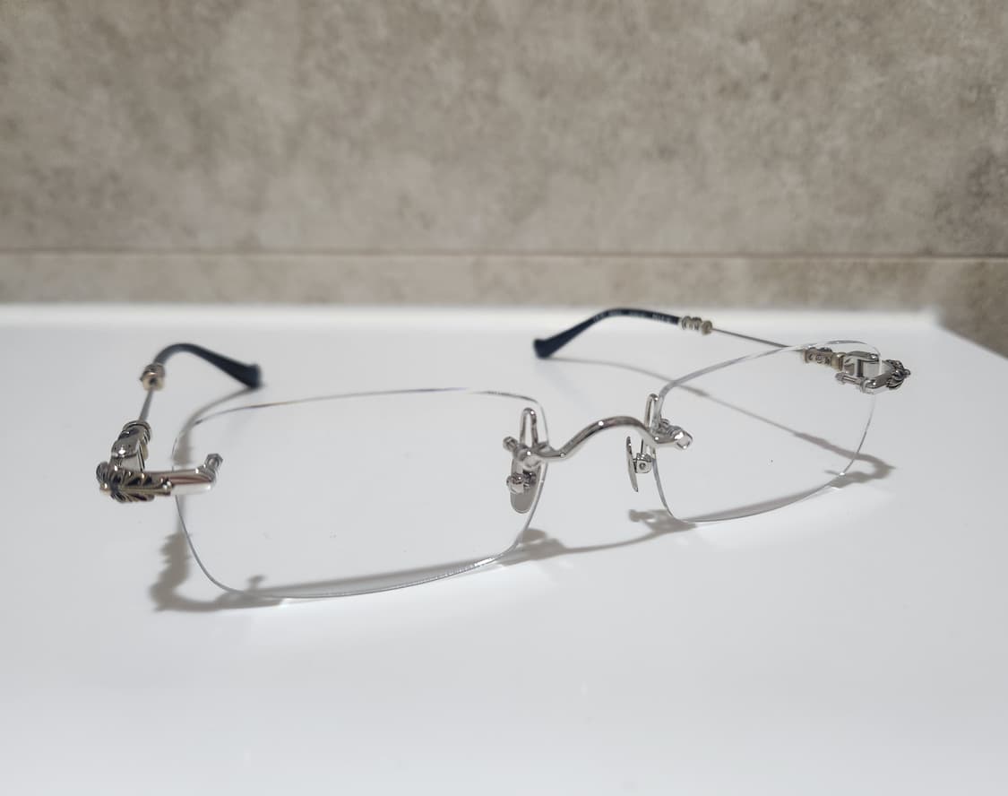 크롬하츠 필스3 샤이닝실버 무테안경 상품이미지2