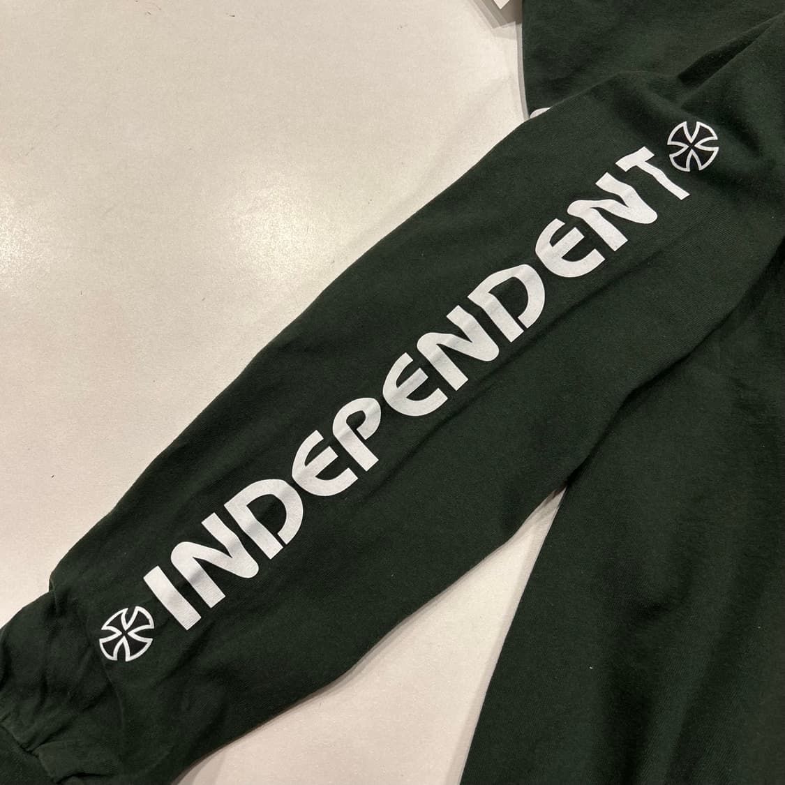 [M] 인디펜던트 Independent 긴팔 티셔츠 다크 그린 B223 상품이미지7
