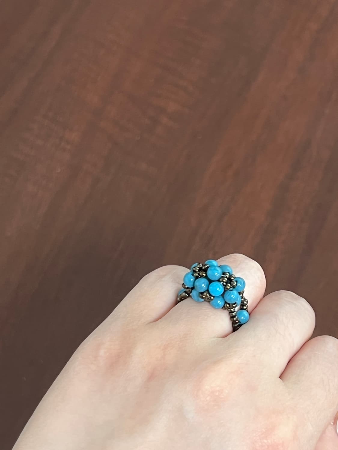 Vintage 비즈 반지 상품이미지3