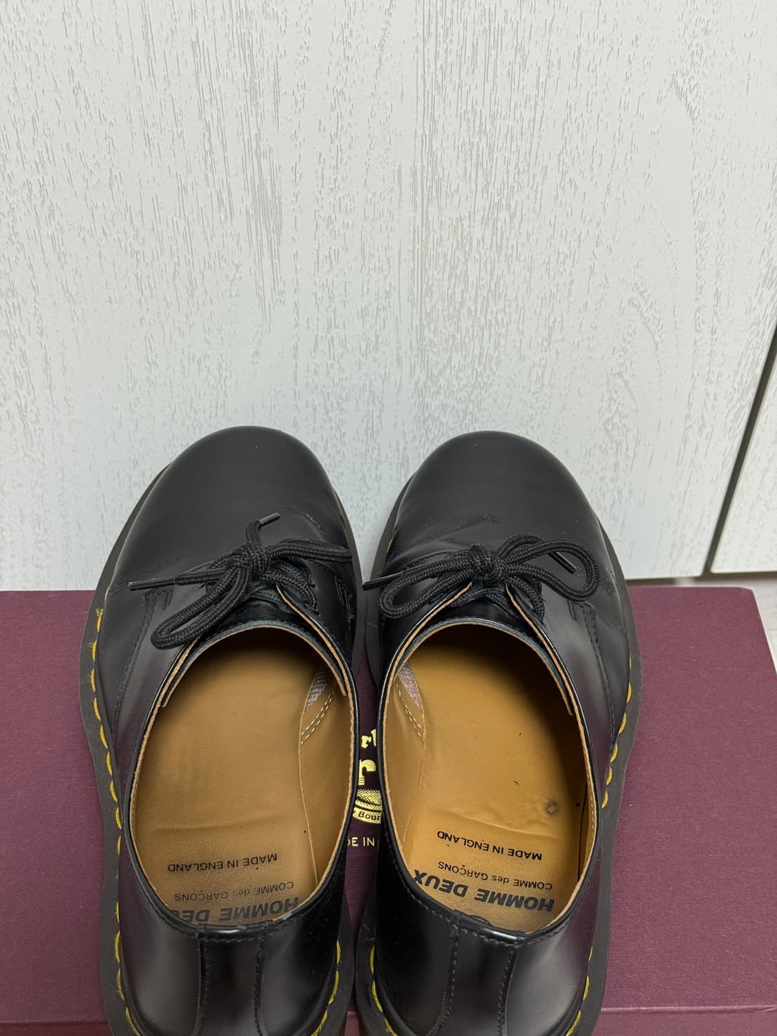 [42] 꼼데가르송 옴므 듀스/ X 닥터마틴 1461 상품이미지4