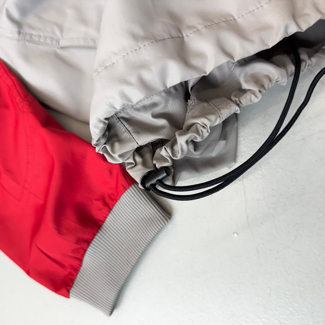 나이키 00s 스우시 회빨 배색 올드스쿨 웜업 바람막이  [Price]  상품이미지5