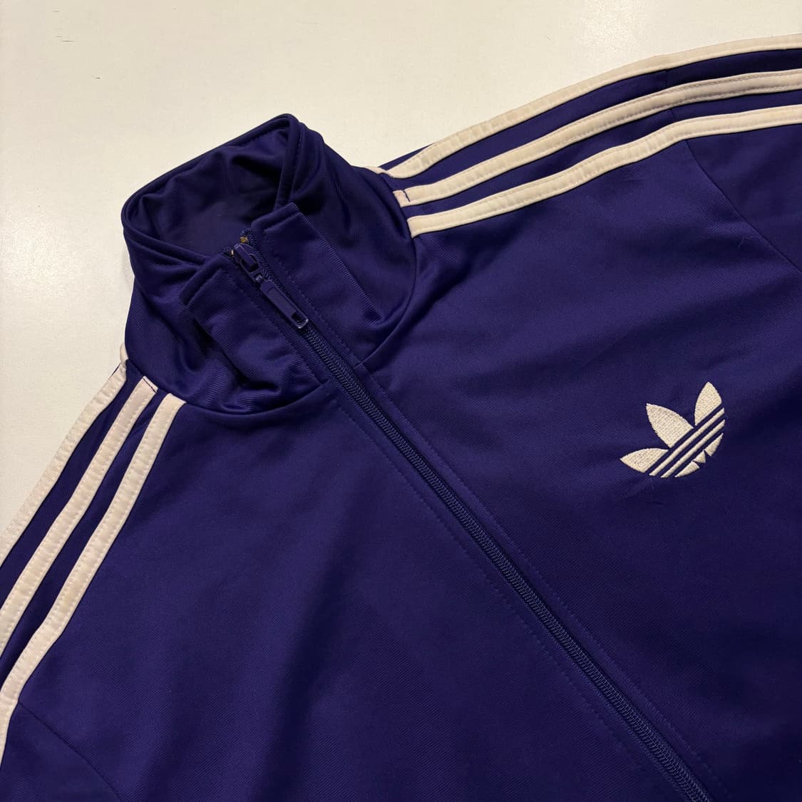 [95] 13s 아디다스 파이어버드 퍼플 삼선 트랙탑 져지 C89 상품이미지3