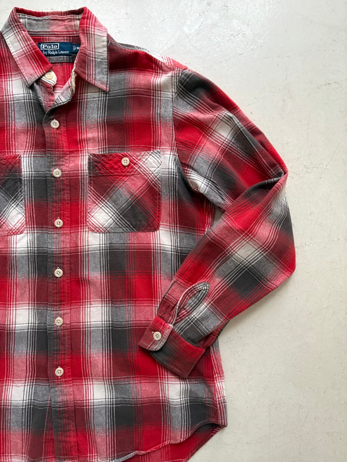 90s  Polo Ralph Lauren Flannel Check 상품이미지3