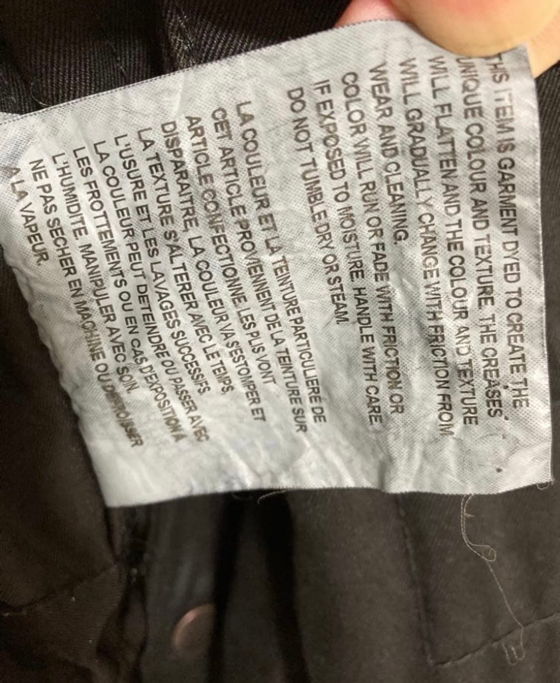 꼼데가르송 옴므 밀리터리 m65 파카 블랙 상품이미지10