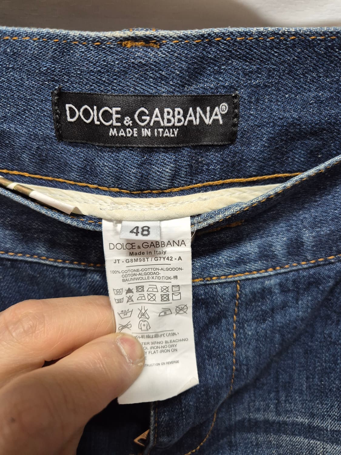 돌체앤가바나 데님팬츠  상품이미지2