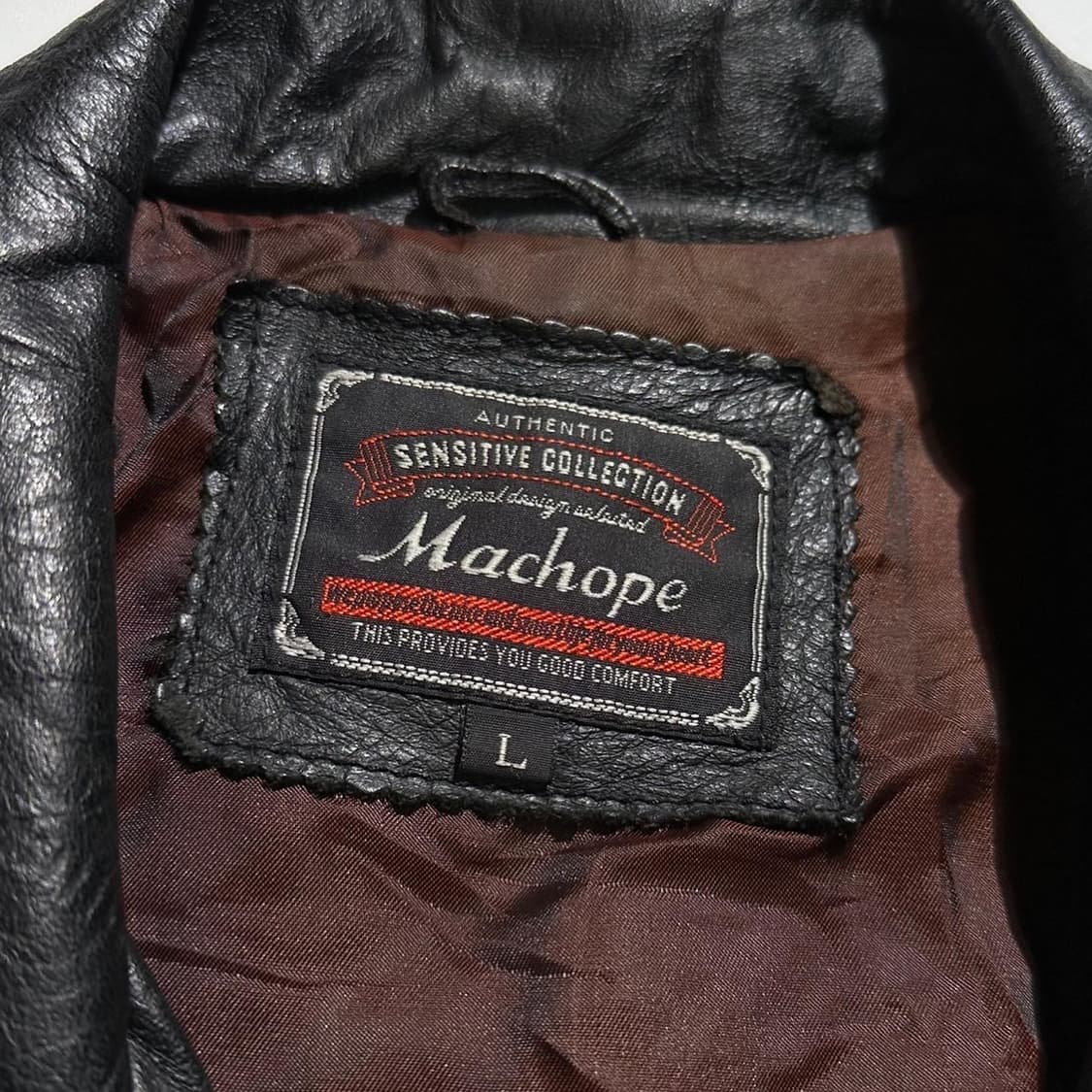 Machope 재팬라인 소가죽 라이더 자켓 상품이미지9