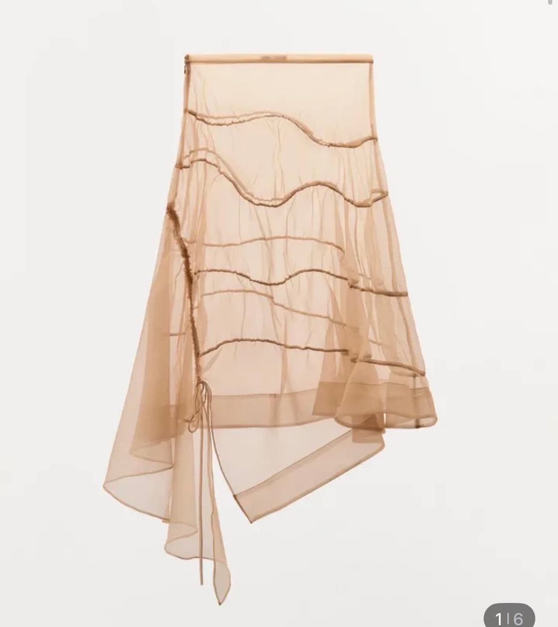 자라 오간자 미디 스커트 상품이미지2