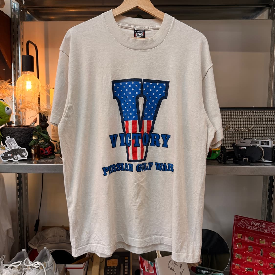 90s 싱글스티치 usa 페르시아 걸프전 승리 기념 xl 상품이미지1
