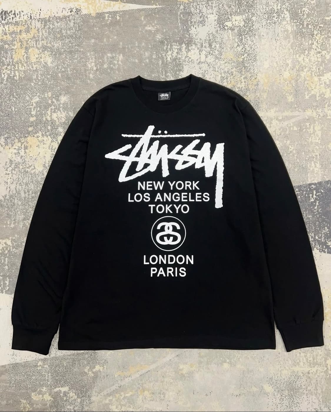 스투시 Stussy 월드투어 긴팔 블랙 상품이미지1