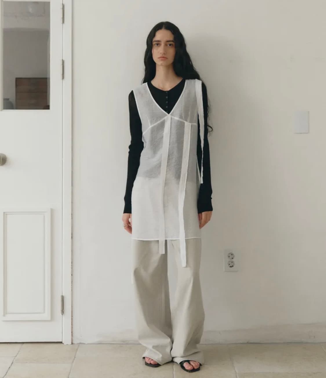 로우타이드 SHEER LAYERED DRESS 상품이미지2