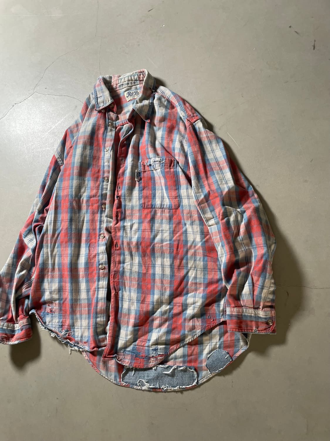 Pepsi Cola Vintage Check Shirt 상품이미지2