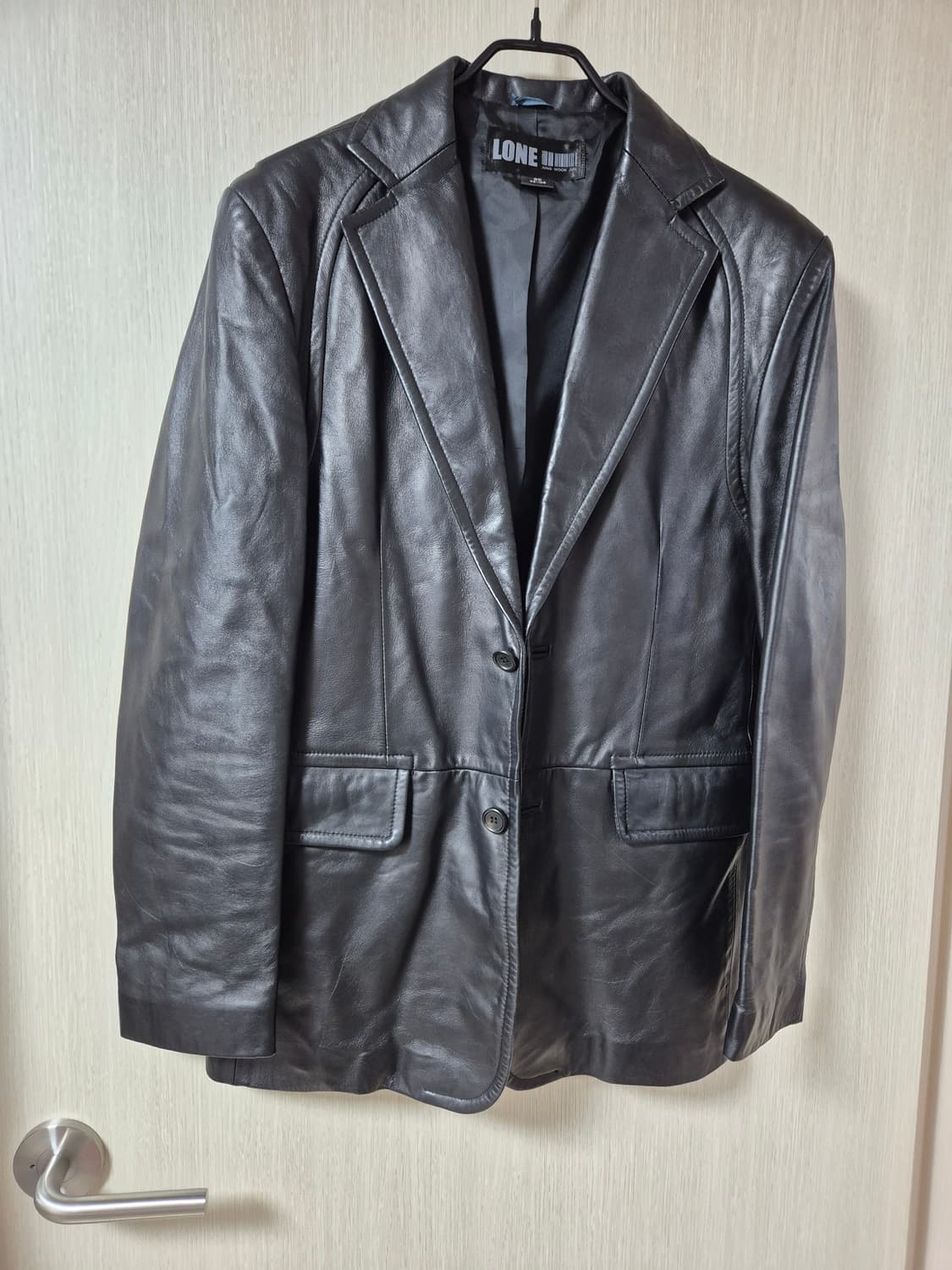 LONE 론  정욱준 준지 램스킨 양가죽 블레이저 자켓 95 상품이미지1