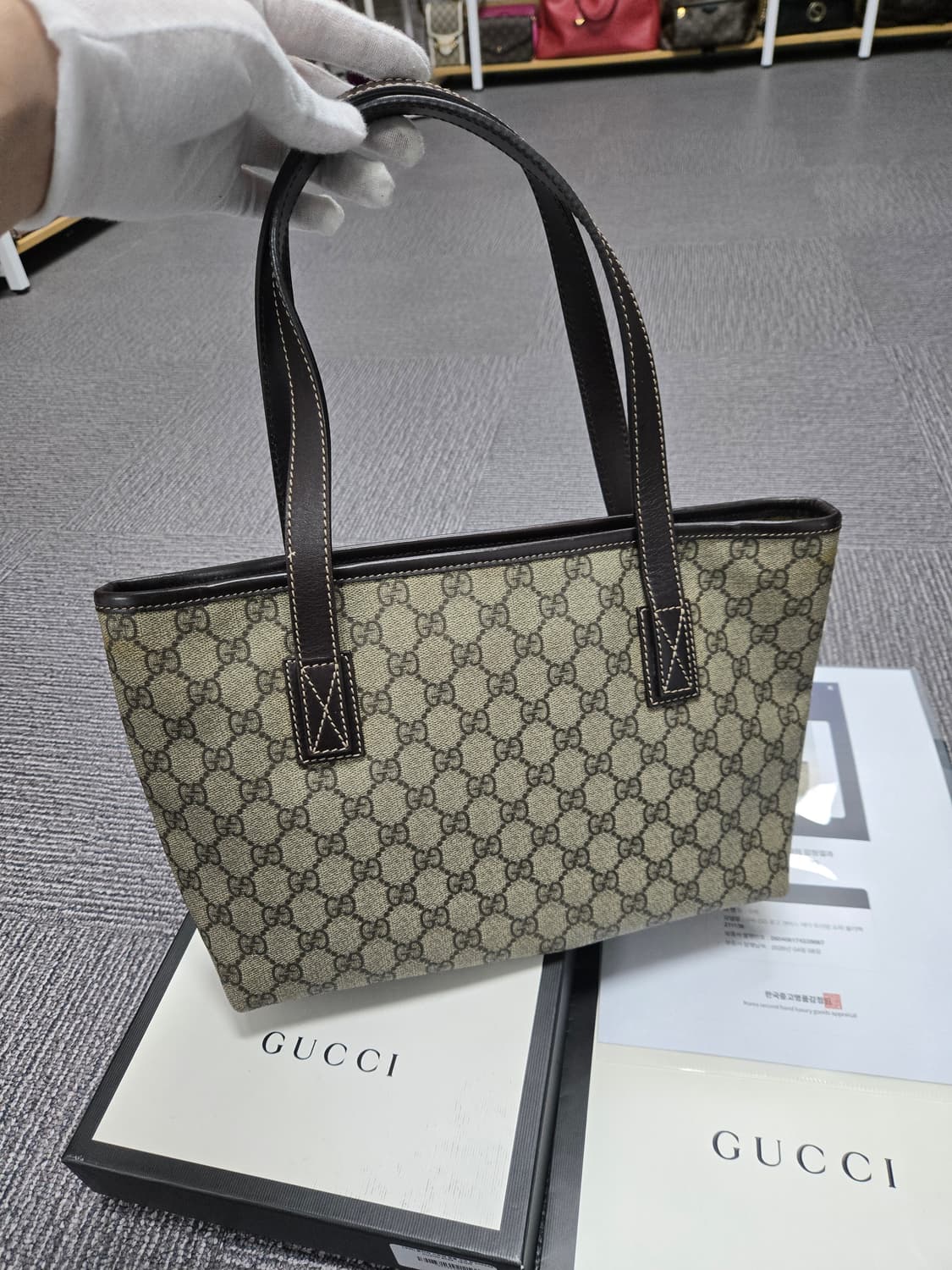 [특가][정품] 구찌 시그니처 토트백 상품이미지2