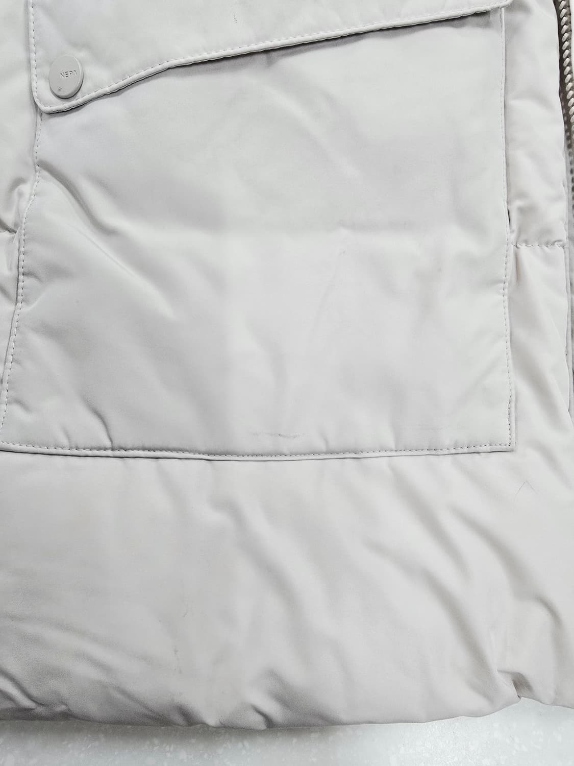 네파키즈 패딩 아이보리 봄버 스타일160 상품이미지10