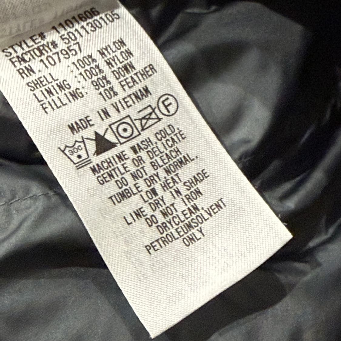 몽벨 라이트 알파인 XL 경량패딩 필파워800 상품이미지9