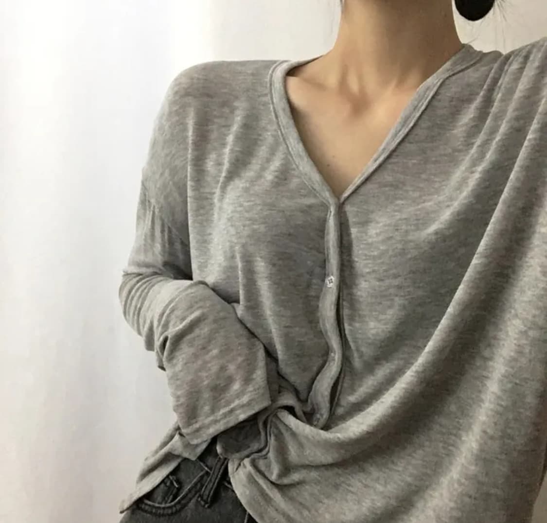 그레이 가디건 상품이미지2