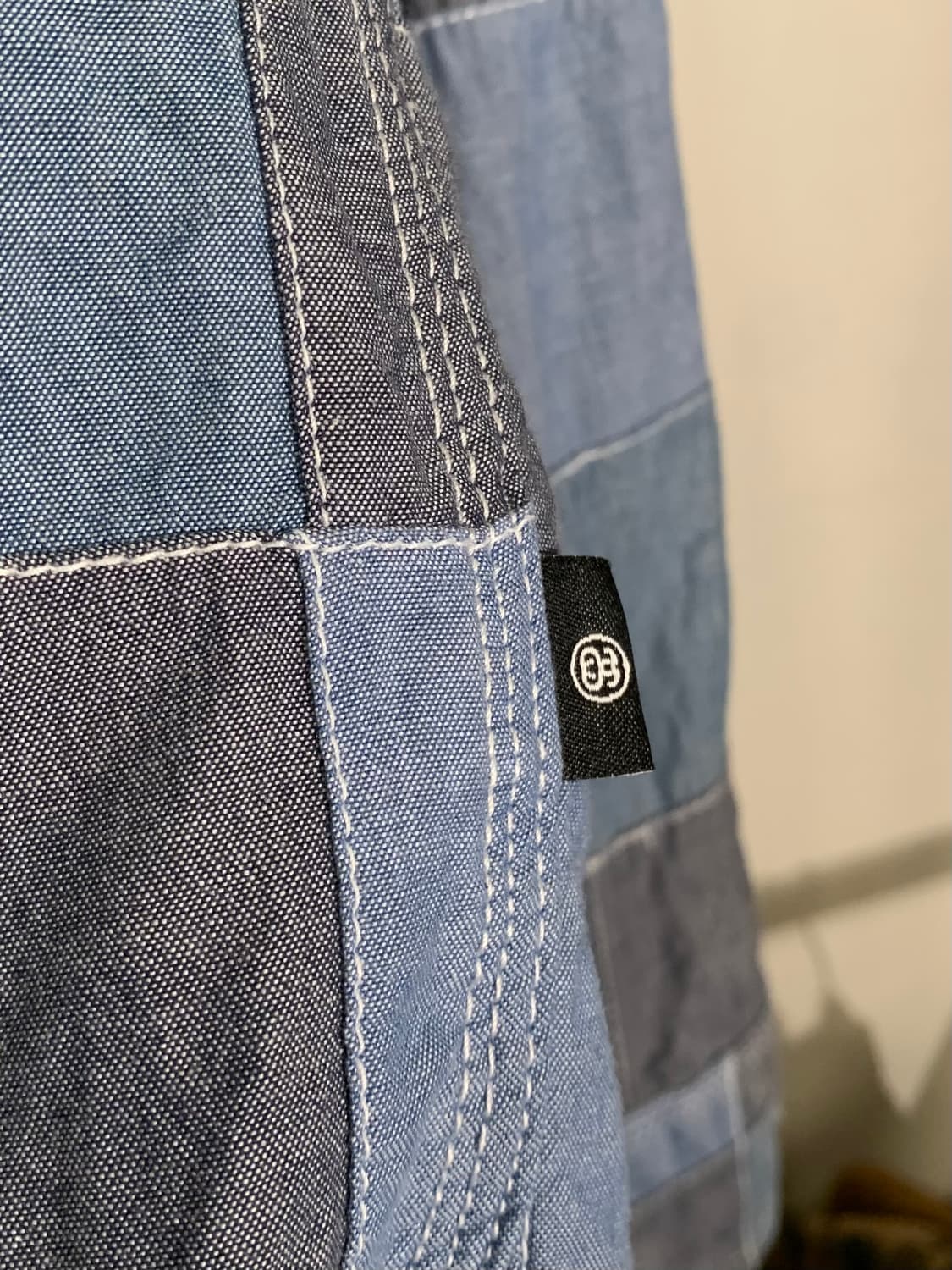 00’s Stussy 스투시 패치워크 셔츠 상품이미지5