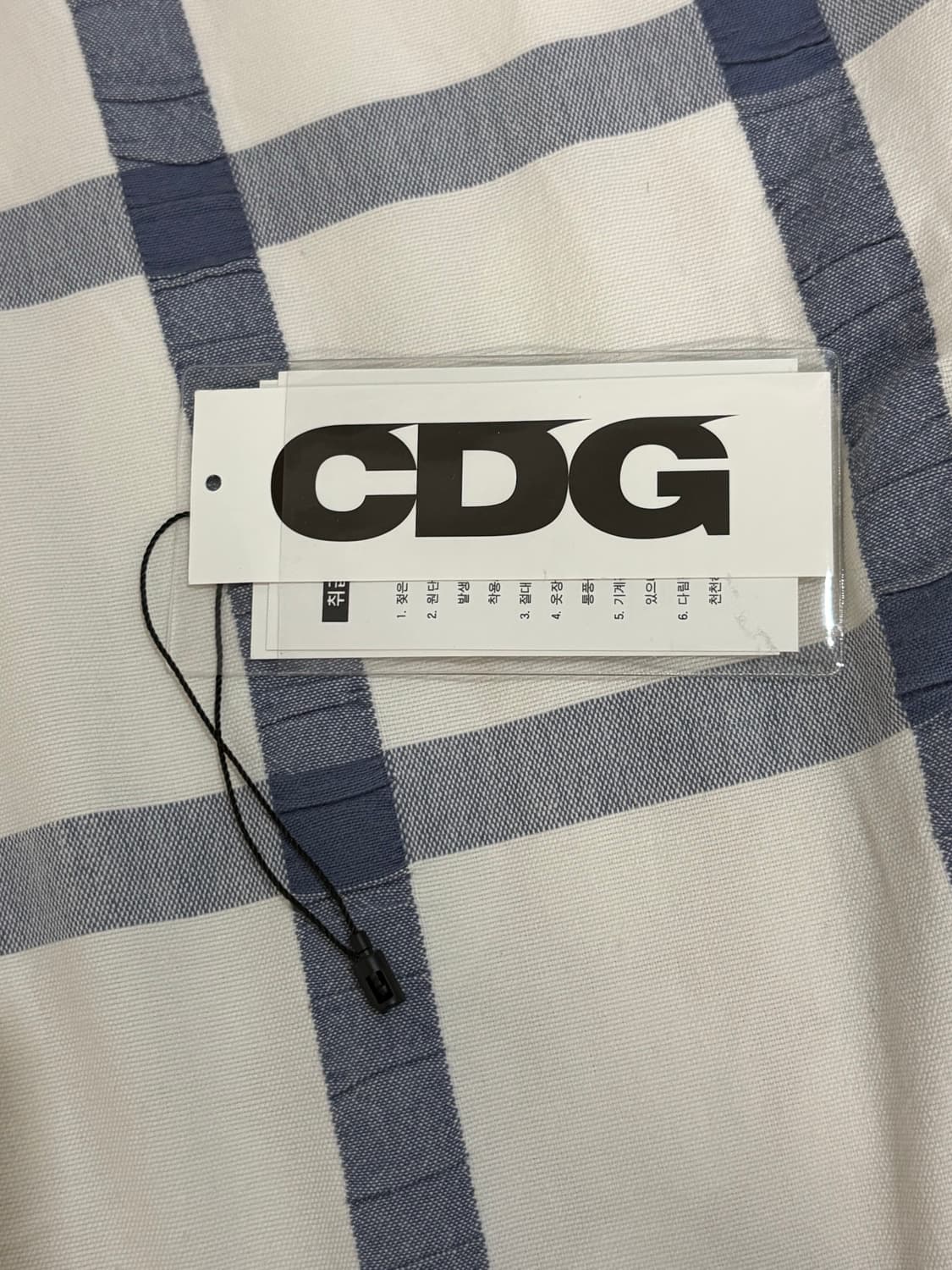 꼼데가르송 84-85 스태프 블루종 XL 상품이미지4