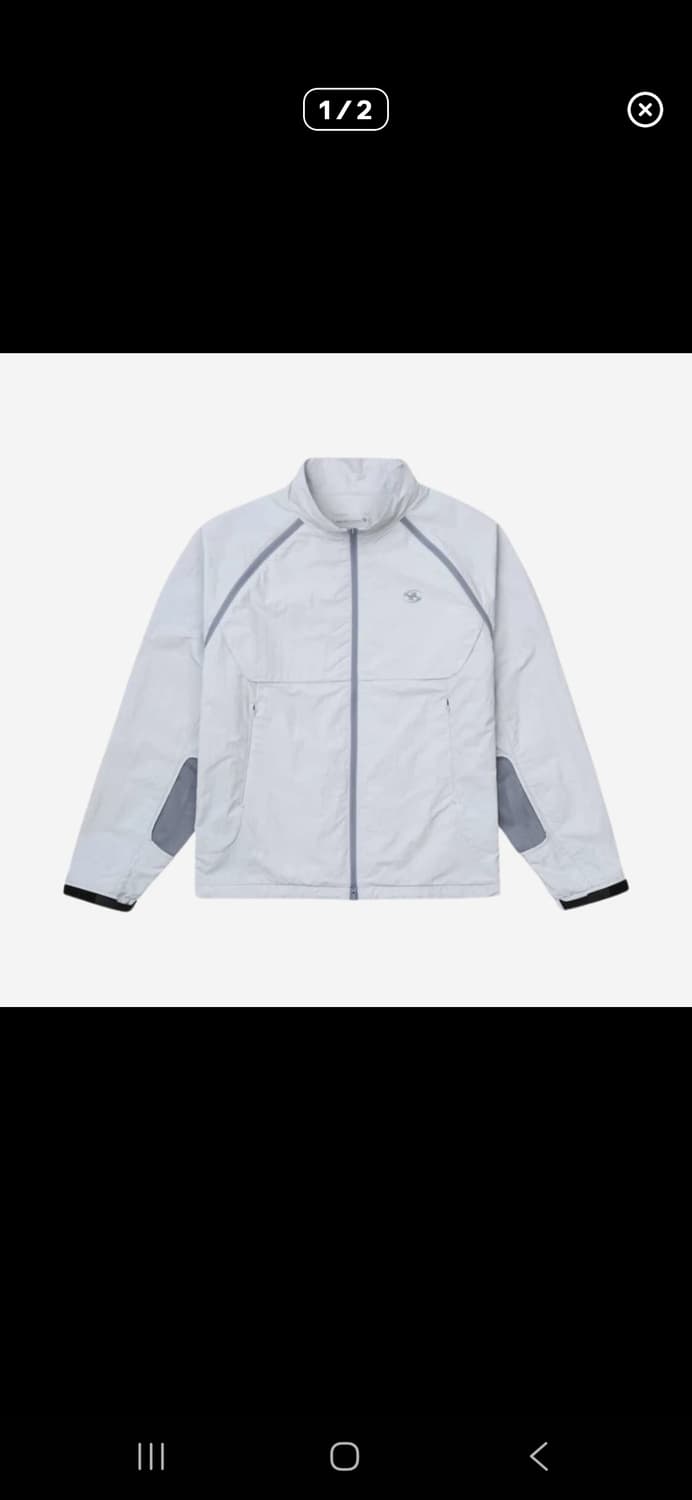 [4] 산산기어 슬래시 지퍼 자켓 라이트 그레이 상품이미지1