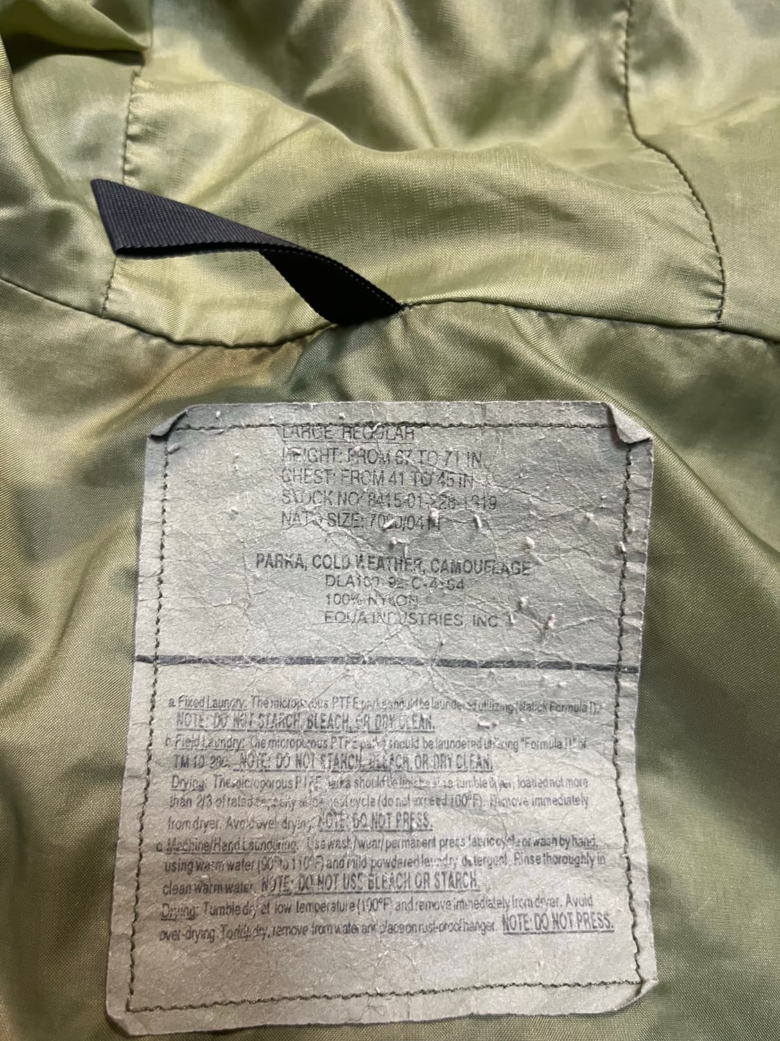 90s ECWCS 고어텍스 자켓 상품이미지10