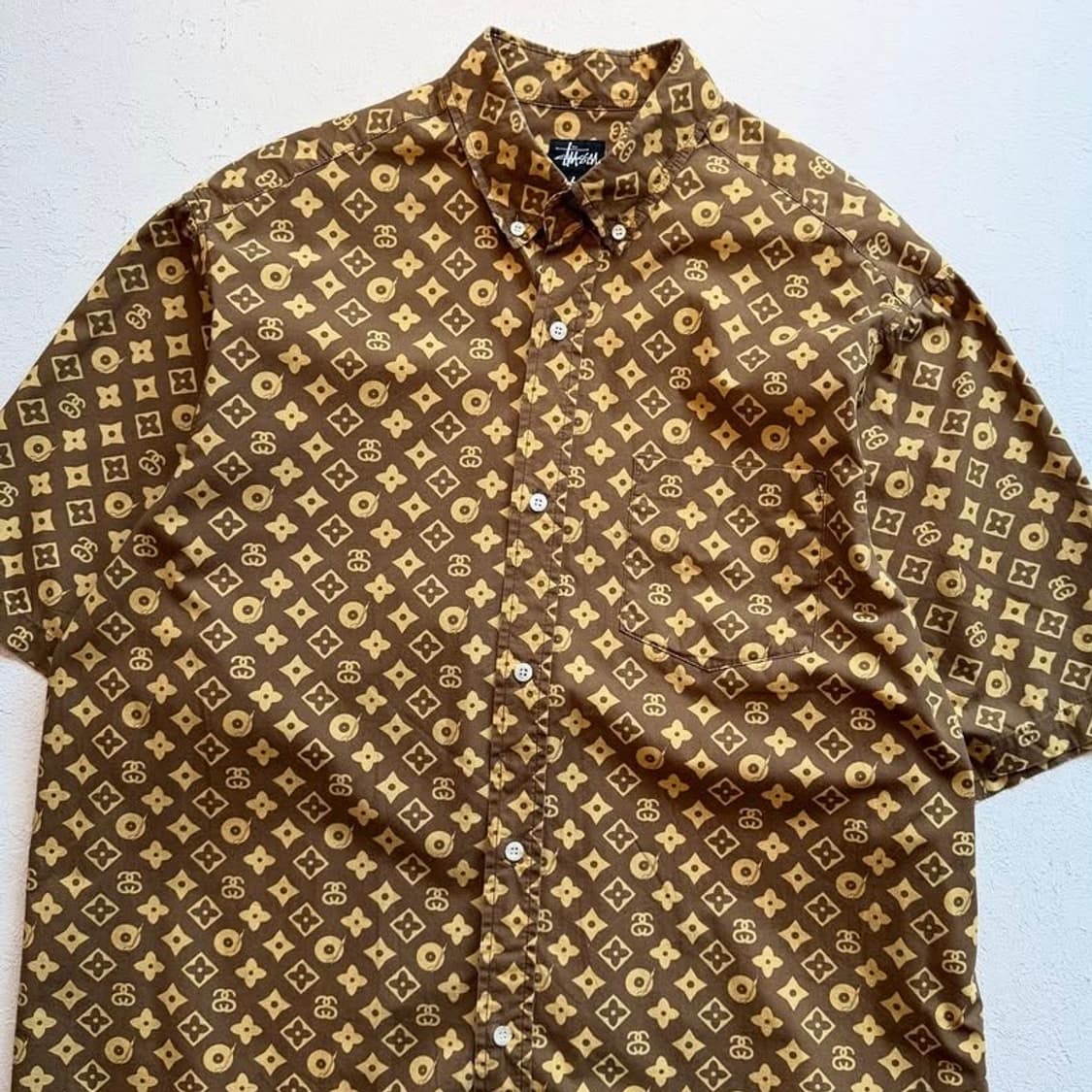 90‘s 스투시 모노그램 셔츠 상품이미지3