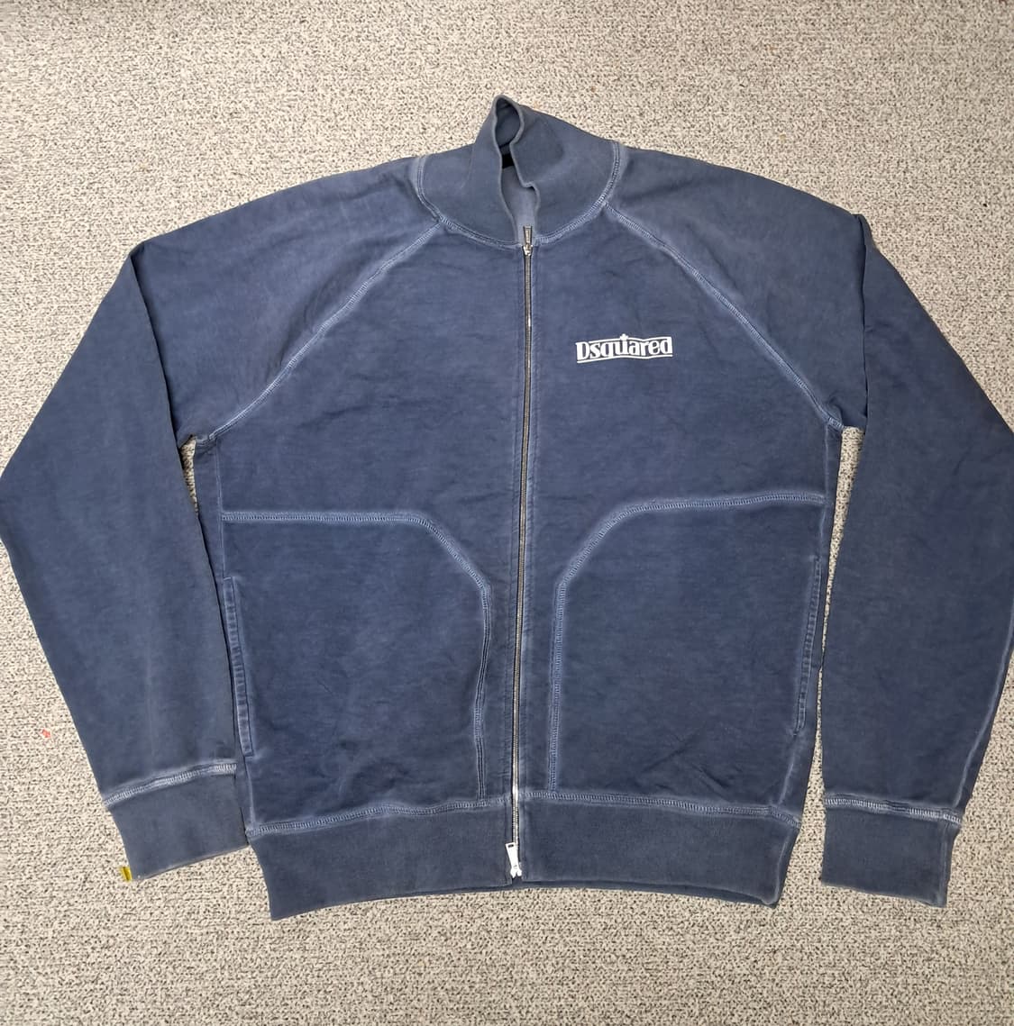 Dsquared2의 블루 코튼 집업 재킷 상품이미지1