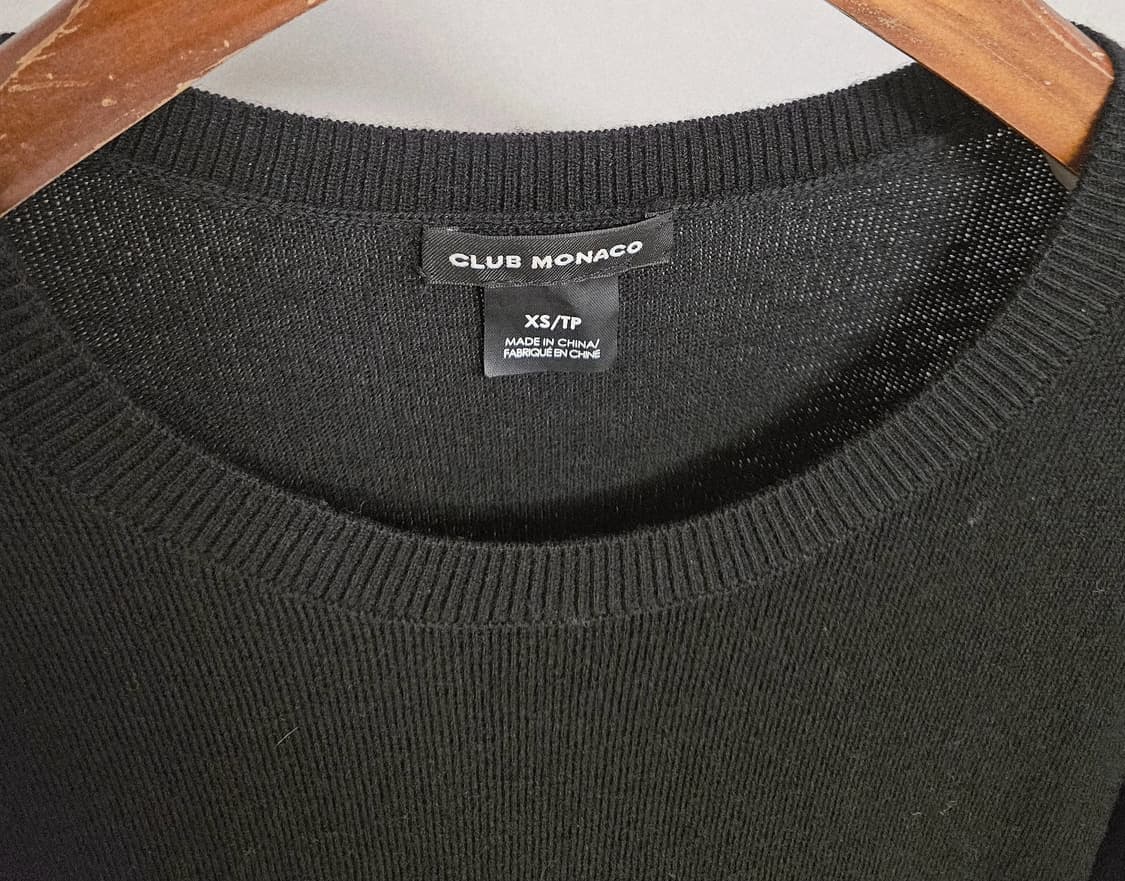 클럽모나코 니트 소매 리본 원피스 모100 상품이미지2