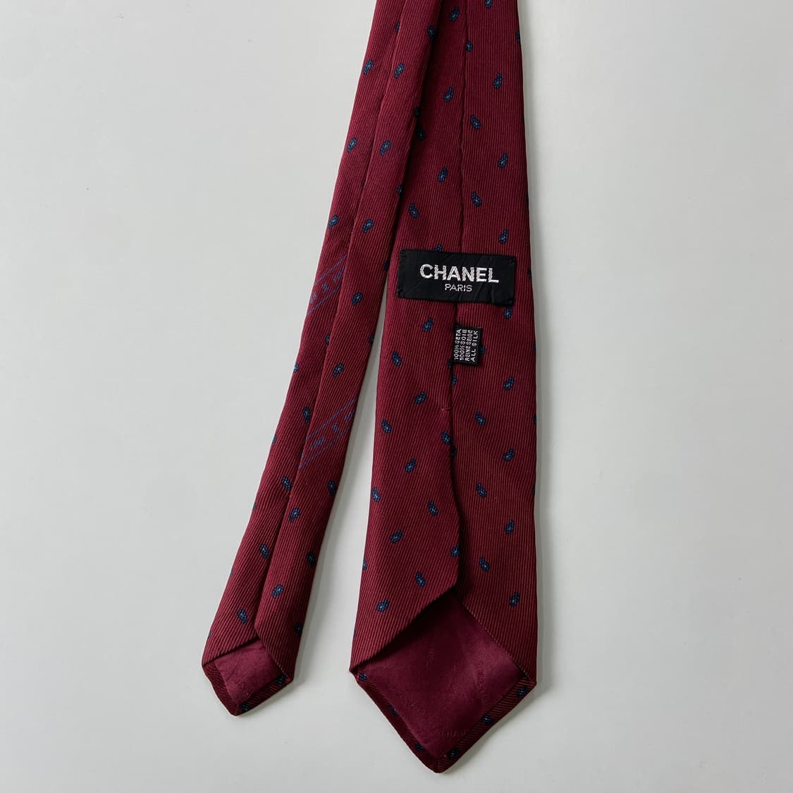 샤넬(CHANEL)  심플로고  명품 정품 넥타이 상품이미지3