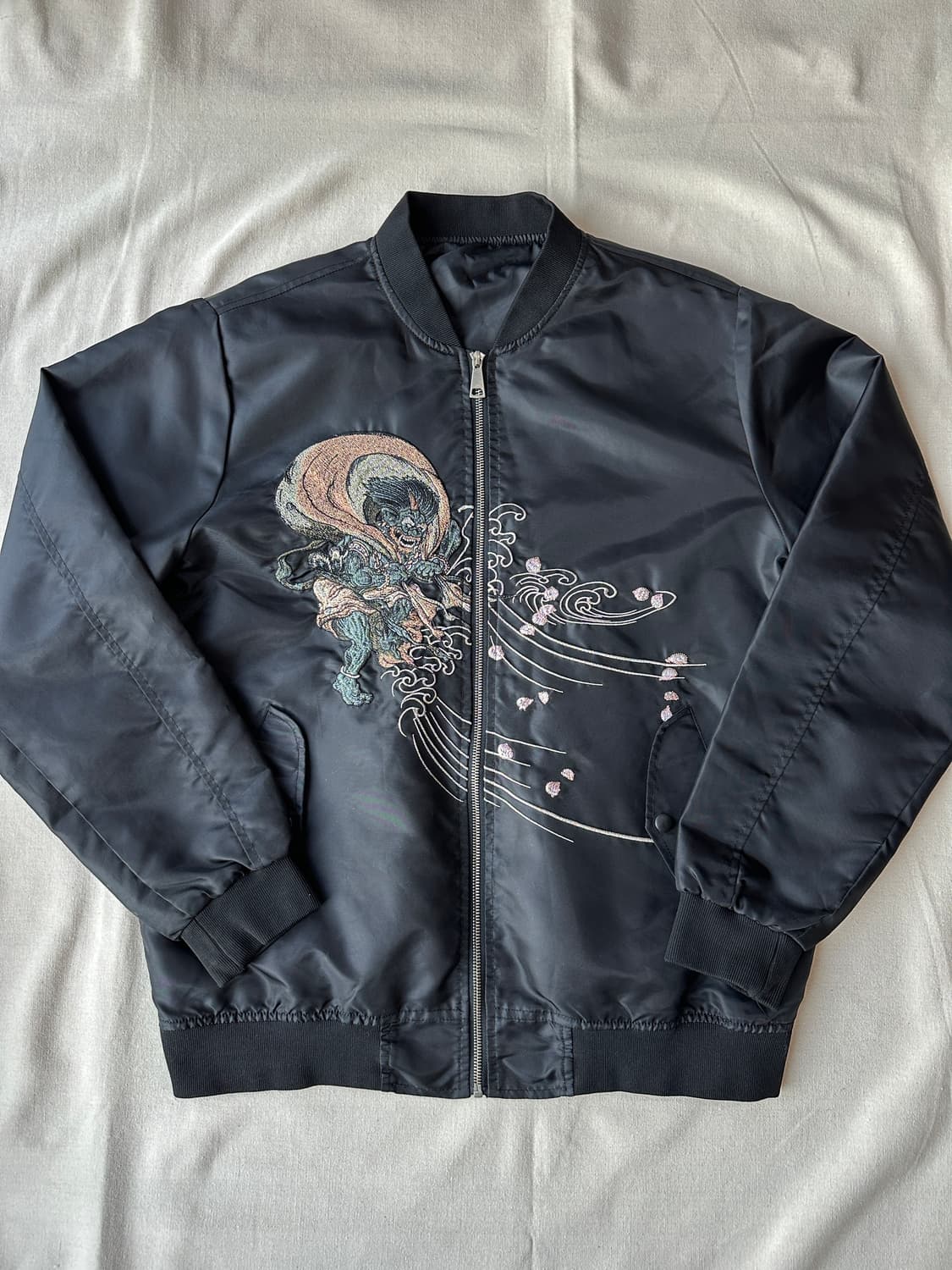 오리엔탈 스카잔 풍신 뇌신 자수 수베니어 자켓 100 상품이미지1