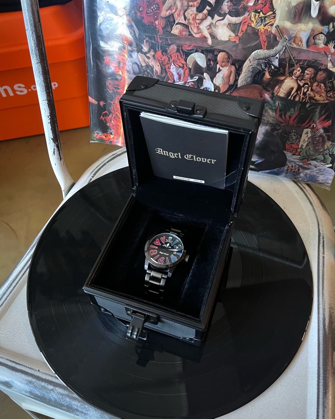 Roen X Angel Clover Skull Metal Watch 상품이미지9