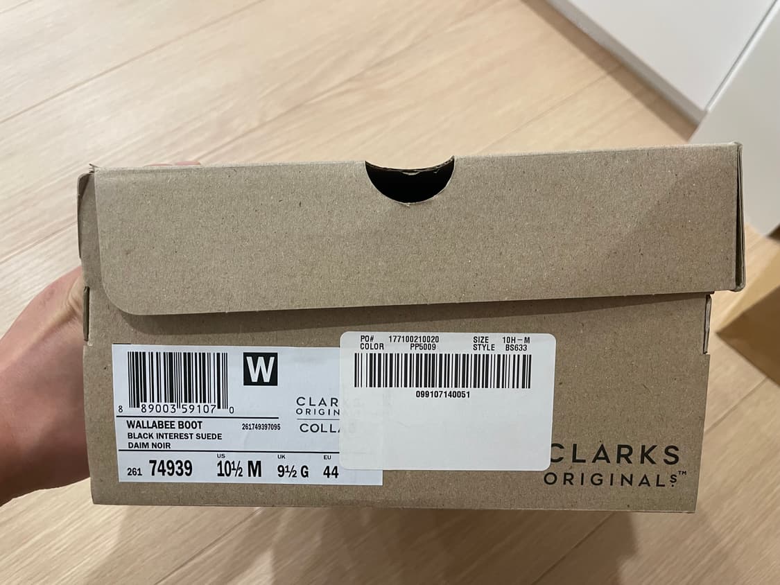 클락스 j.crew 왈라비 부츠 블랙 280 상품이미지10