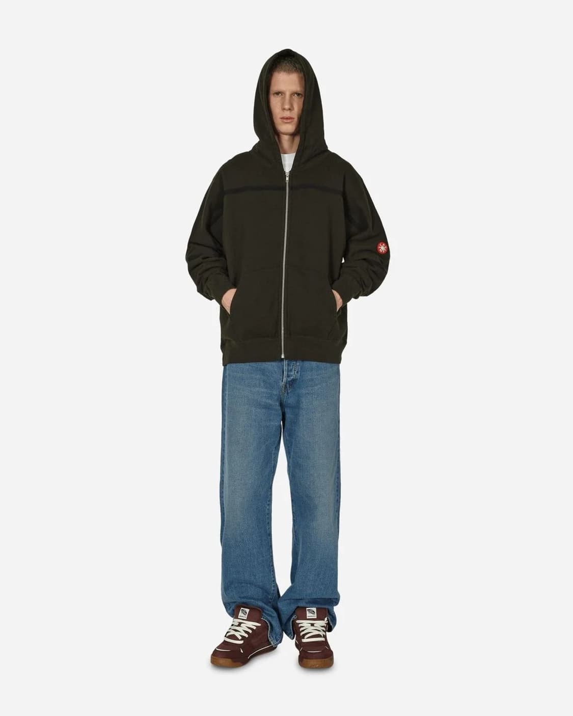 L 카브엠트 후드집업  TAPED CUT ZIP HEAVY HOODY 상품이미지1